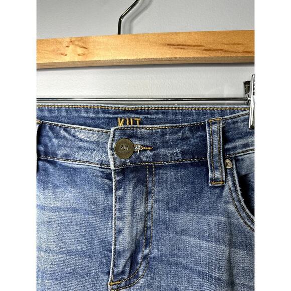 Kut from the Kloth Women's Distressed Boyfriend Jean Size 8 - Picture 4 of 11